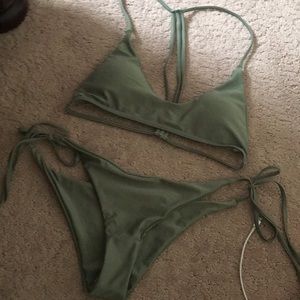 bikini olive green